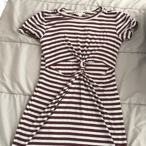 STRIPED CASUAL DRESS